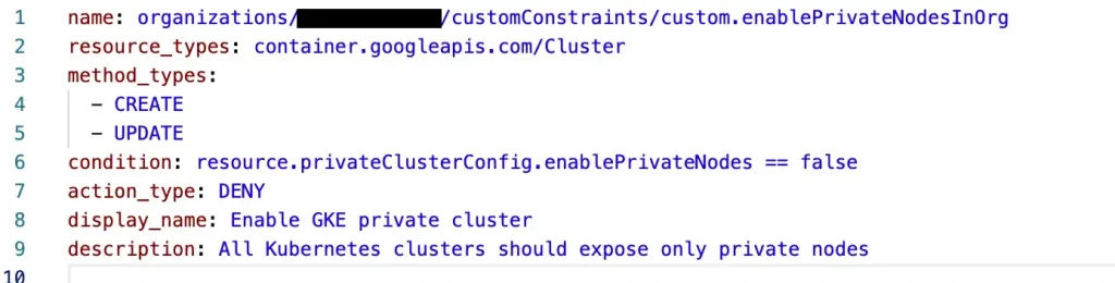 Article-Secure GKE clusters with Custom Organization Policies in GCP-3