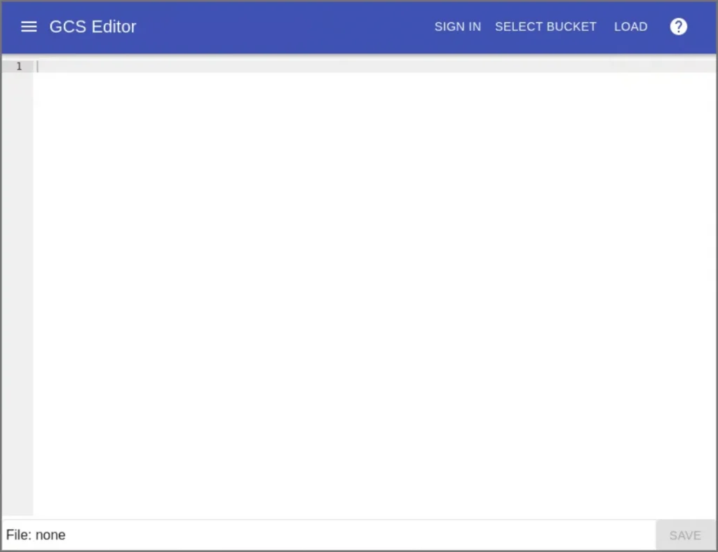 Article Google Cloud Storage Editor 14