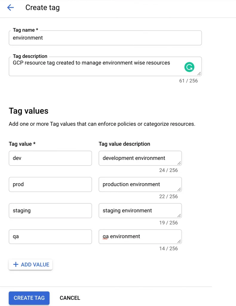 Article Introducing Resource Tags in GCP 4