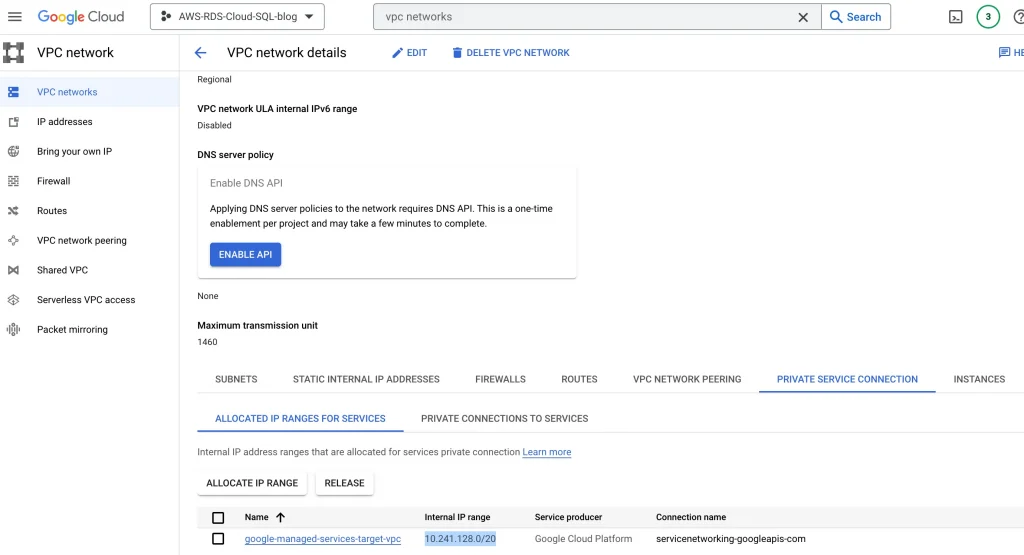 Article Migrating AWS RDS to Cloud SQL using GCP DMS 45