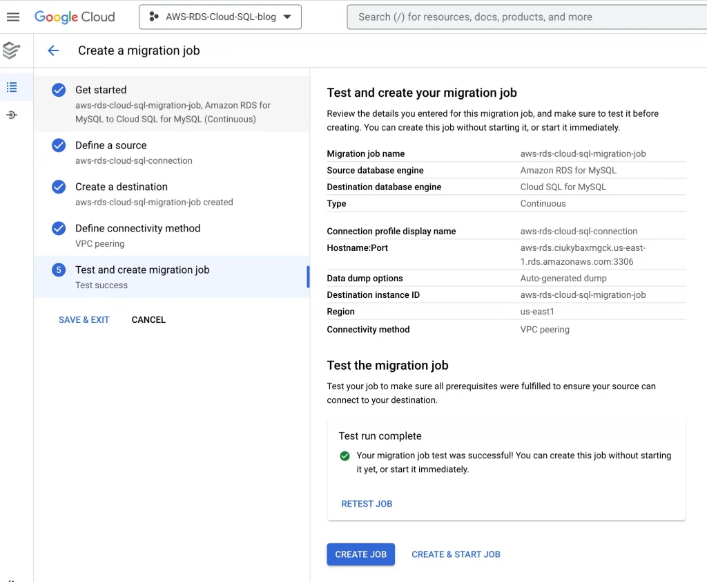 Article Migrating AWS RDS to Cloud SQL using GCP DMS 53